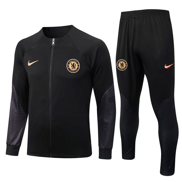 Trainingsanzug Chelsea 2023 Schwarz